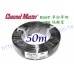 Channel-Master黑色50米裝單鋁單網 2.2GHz/2200mhz 有線電視線 RG6 衛星線 BS CS 同軸電纜 5CFB 數位機上盒線